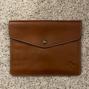 Patricia Nash leather clutch
